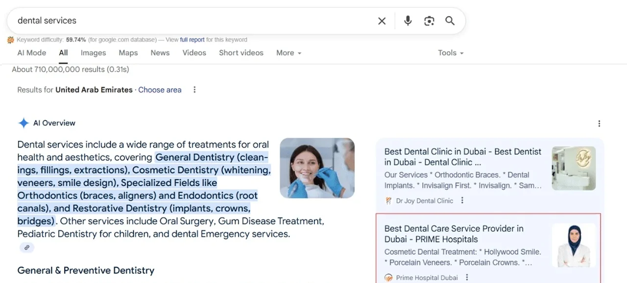 Image gallery marquee