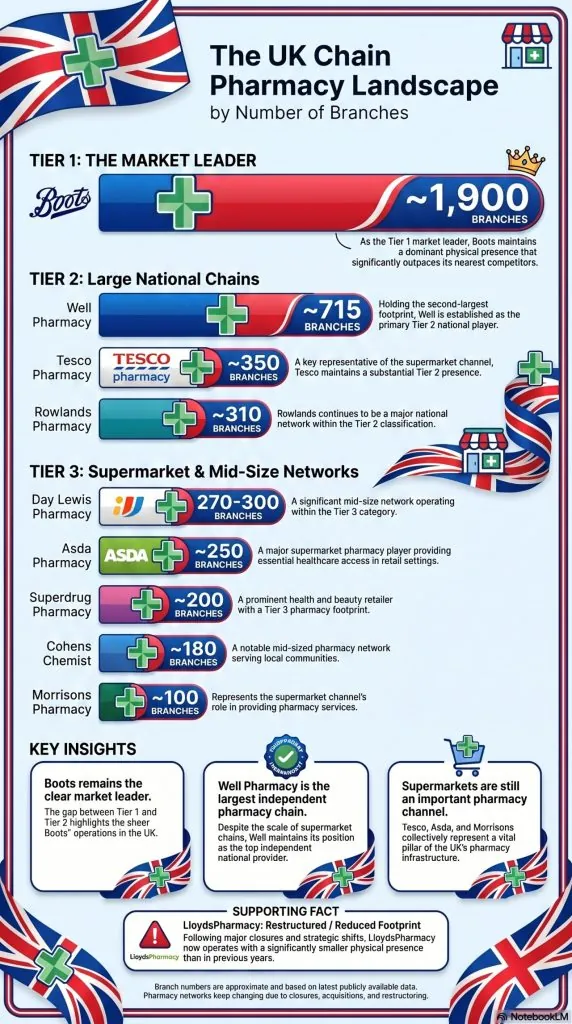 UK Pharmacy Marketing: Does Having More Branches Mean Greater Digital Influence? 1 UK Pharmacy Marketing